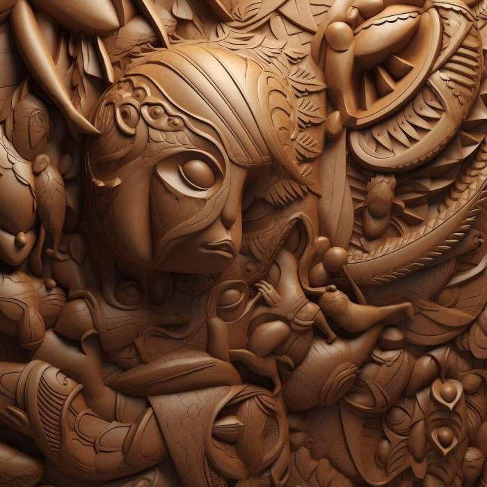 نموذج ثلاثي الأبعاد لآلة CNC 3D Art 